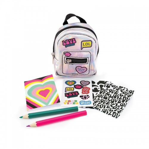 HAPPIHOBBI TEENI MINI STATIONARY SET ΜΙΚΡΟΘΗΣΑΥΡΟΙ Ασημί – Silver Glam (1080-51101)