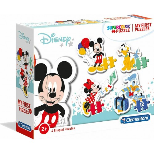 CLEMENTONI ΠΑΖΛ MY FIRSTS PUZZLES 3-6-9-12 MICKEY (1200-20819)