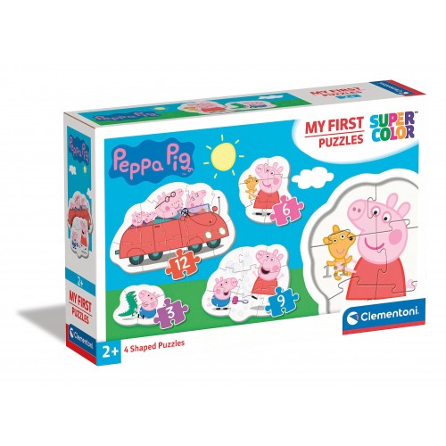 CLEMENTONI ΠΑΖΛ MY FIRSTS PUZZLES 3-6-9-12 PEPPA PIG (1200-20829)