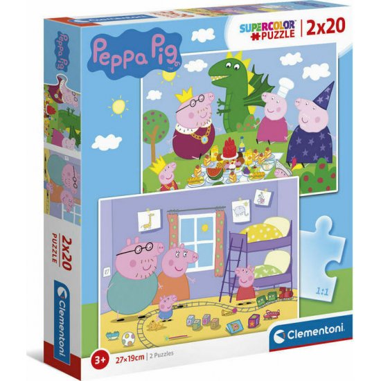 CLEMENTONI ΠΑΖΛ S.C. 2X20 PEPPA PIG (1200-24778) CLEMENTONI ΠΑΖΛ S.C. 2X20 PEPPA PIG (1200-24778)