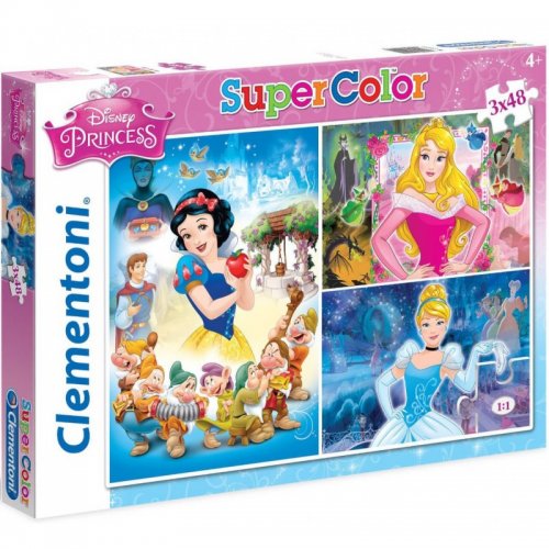 Παζλ Clementoni 3X48 S.C. Disney Princess (1200-25211)
