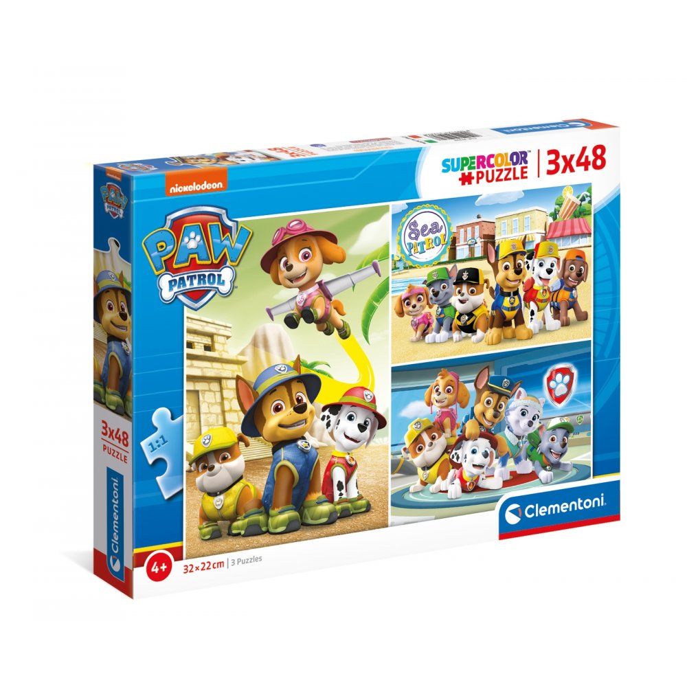 CLEMENTONI ΠΑΖΛ 3X48 S.C. PAW PATROL (1200-25262)