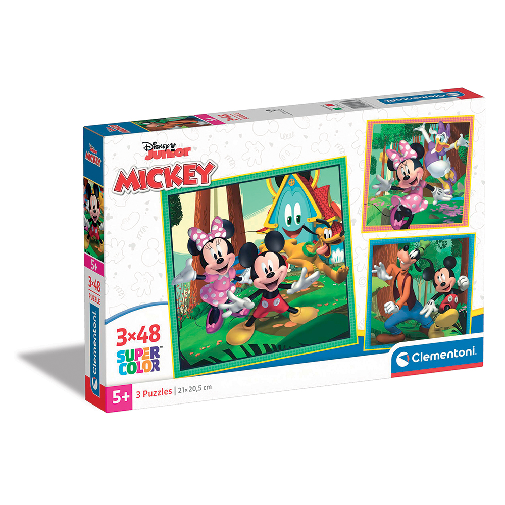 CLEMENTONI ΠΑΖΛ 3X48 S.C. MICKEY AND FRIENDS (1200-25298)