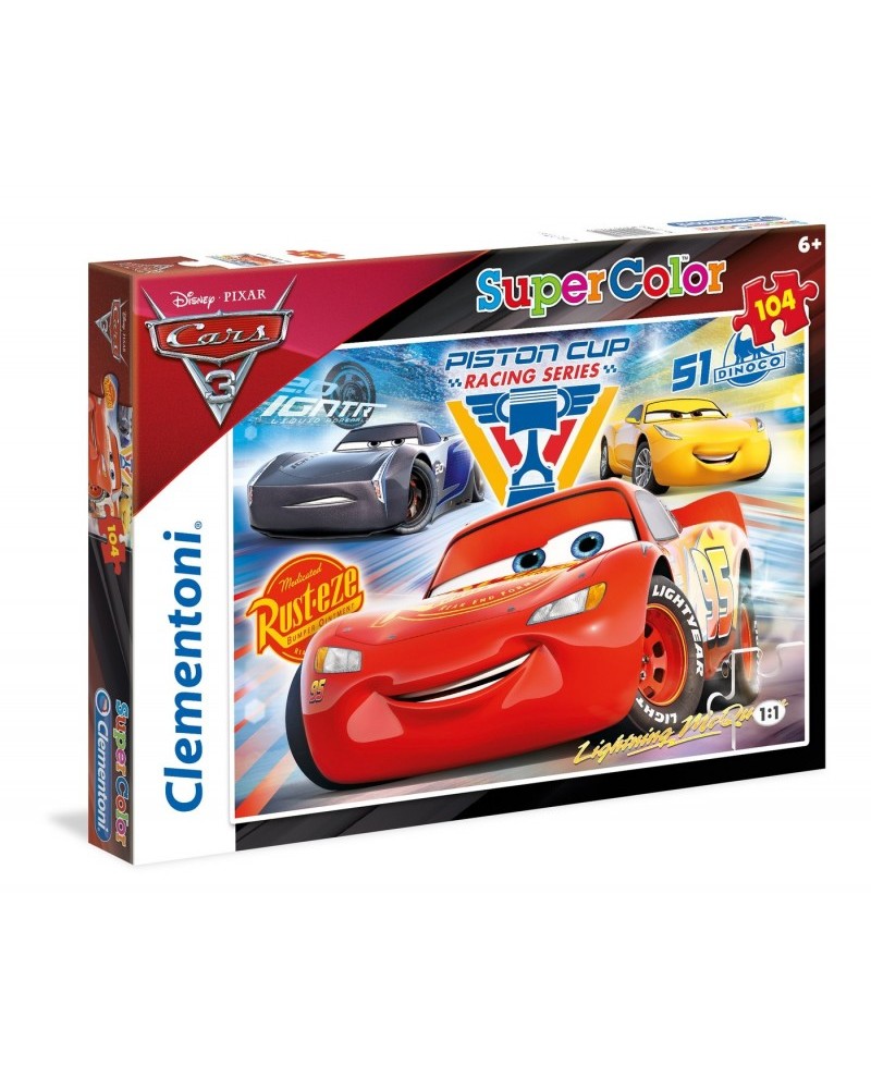 Παζλ Clementoni 104 S.C. Αυτοκίνητα-Cars 3: Piston Cup Legends (1210-27072)