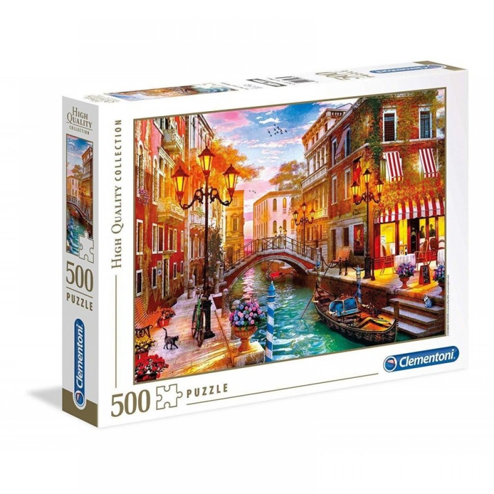 Παζλ Clementoni 500  H.Q. Sunse Over Venice (1220-35063)