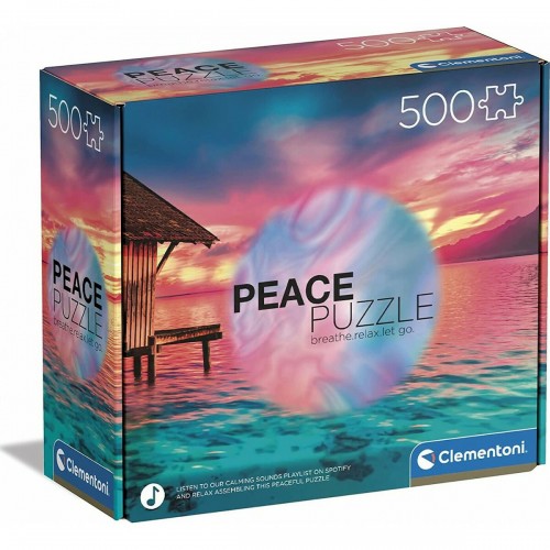 CLEMENTONI ΠΑΖΛ 500 ΤΕΜ. PEACE LIVING THE PRESENT (1220-35120)