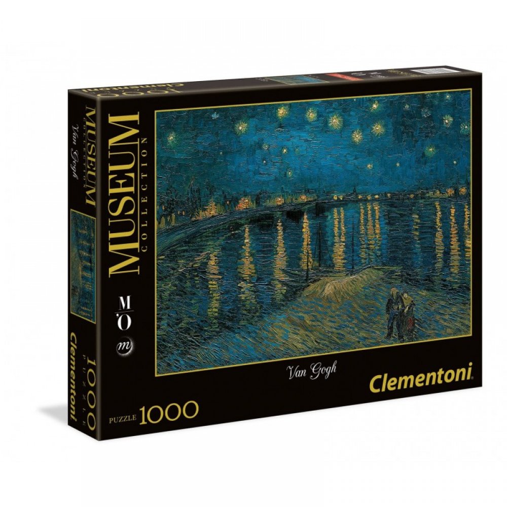 Παζλ Clementoni 1000 H.Q. Museum Van Gogh Εναστρη Νύχτα Πάνω Από Το Ρήνο (1260-39344)