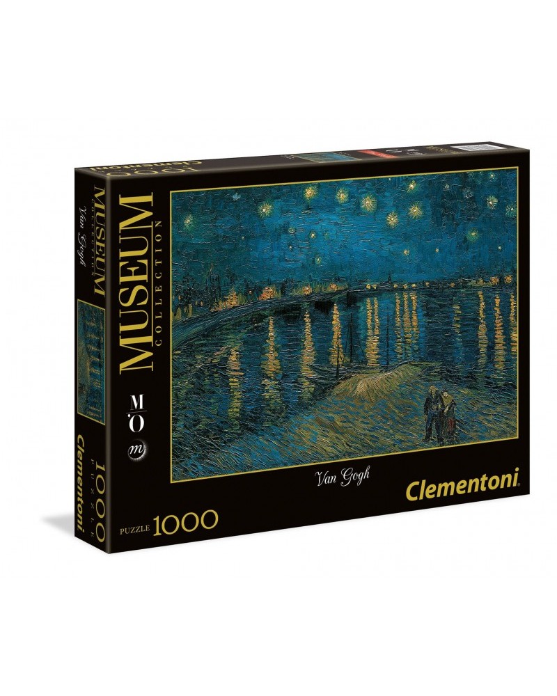 Παζλ Clementoni 1000 H.Q. Museum Van Gogh Εναστρη Νύχτα Πάνω Από Το Ρήνο (1260-39344)