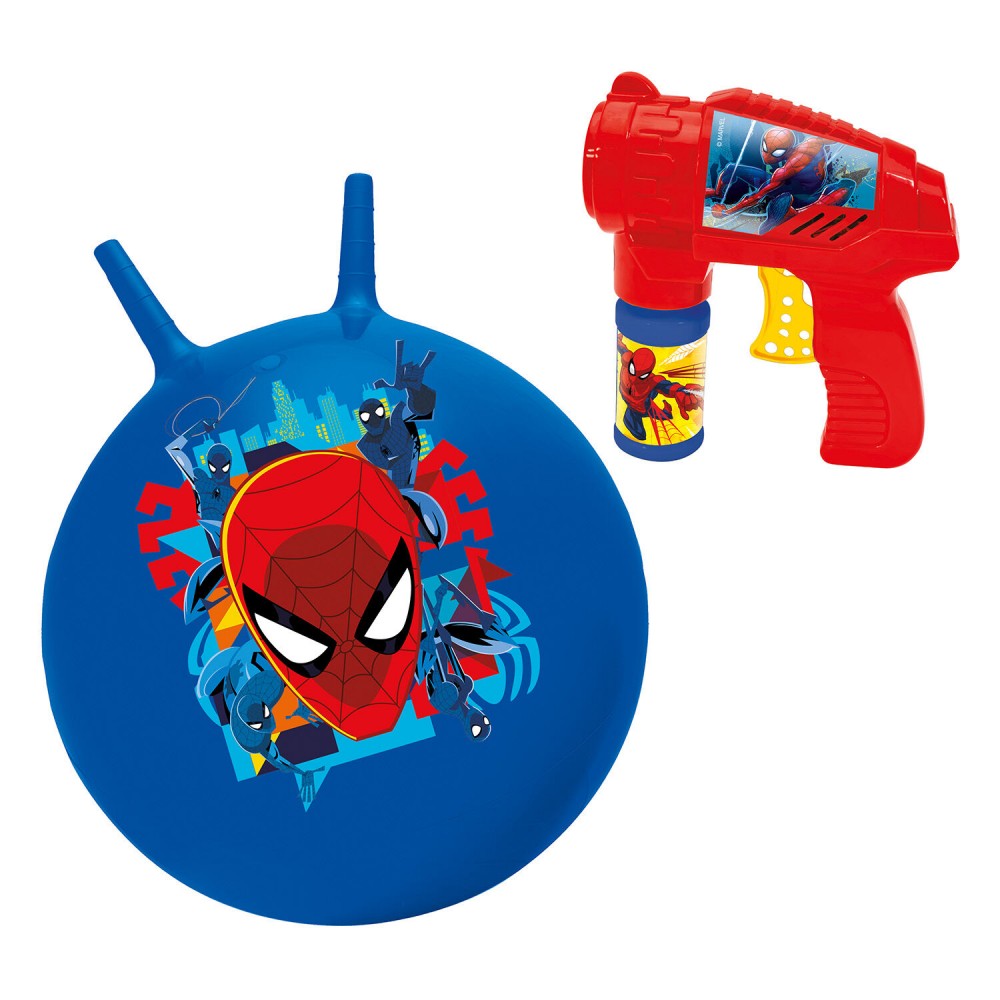 ΛΑΜΠΑΔΑ BOING AND BUBBLE GUN SPIDERMAN (1500-15768)
