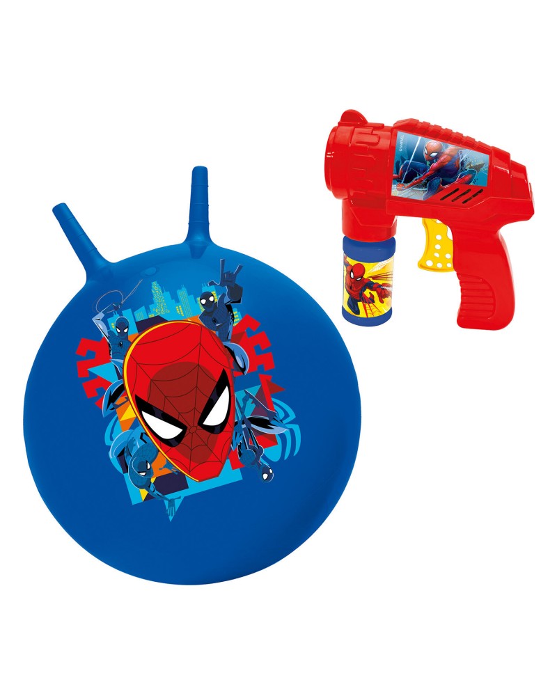 ΛΑΜΠΑΔΑ BOING AND BUBBLE GUN SPIDERMAN (1500-15768)