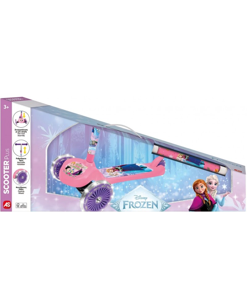 ΛΑΜΠΑΔΑ SCOOTER PLUS  FROZEN ΜΕ ΦΩΤΙΖΟΜΕΝΕΣ ΡΟΔΕΣ (1500-50291)