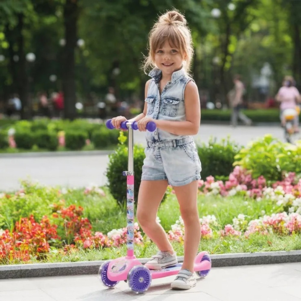 ΛΑΜΠΑΔΑ SCOOTER PLUS  FROZEN ΜΕ ΦΩΤΙΖΟΜΕΝΕΣ ΡΟΔΕΣ (1500-50291)