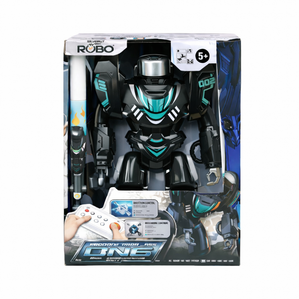 ΛΑΜΠΑΔΑ ΤΗΛΕΚΑΤΕΥΘΥΝΟΜΕΝΟ ΡΟΜΠΟΤ ROBO BLAST ONE ΜΑΥΡΟ (1500-88589)