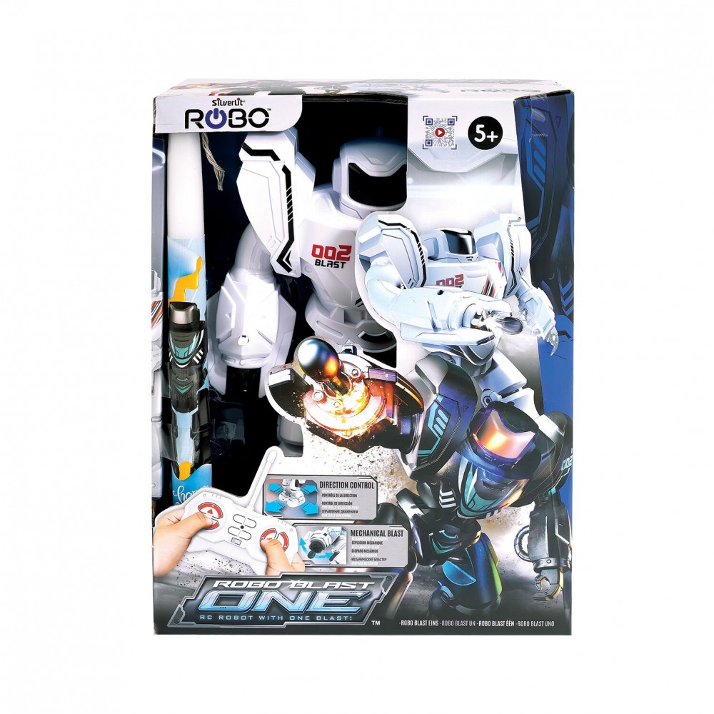 ΛΑΜΠΑΔΑ ΤΗΛΕΚΑΤΕΥΘΥΝΟΜΕΝΟ ΡΟΜΠΟΤ ROBO BLAST ONE ΑΣΠΡΟ (1500-88589)