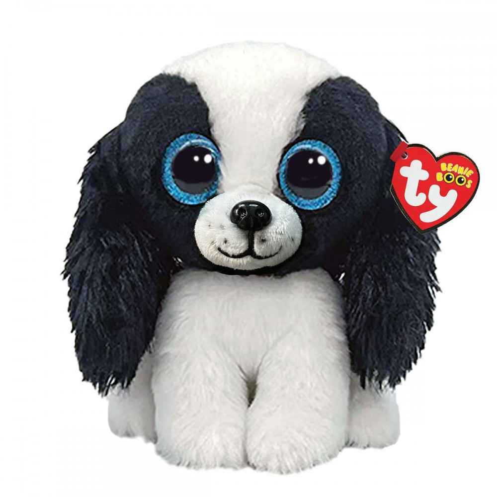 TY BEANIE BOOS SISSY ΧΝΟΥΔΩΤΟ ΣΚΥΛΑΚΙ ΛΕΥΚΟ ΚΑΙ ΜΑΥΡΟ 15ΕΚ (1607-36570)