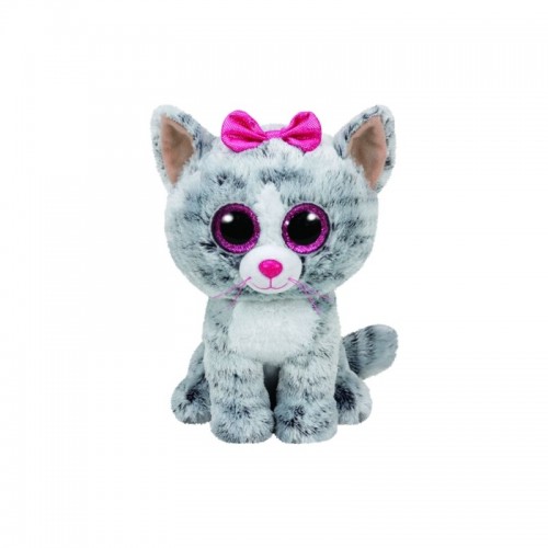 TY BEANIE BOOS KIKI ΧΝΟΥΔΩΤΟ ΓΑΤΑ ΓΚΡΙ 23 ΕΚ. (1607-37075)