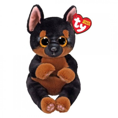 TY BEANIE BOOS FRITZ ΧΝΟΥΔΩΤΟ BEANIE BELLIES ΣΚΥΛΟΣ ΜΑΥΡΟ/ΚΑΦΕ 15ΕΚ (1607-41298)