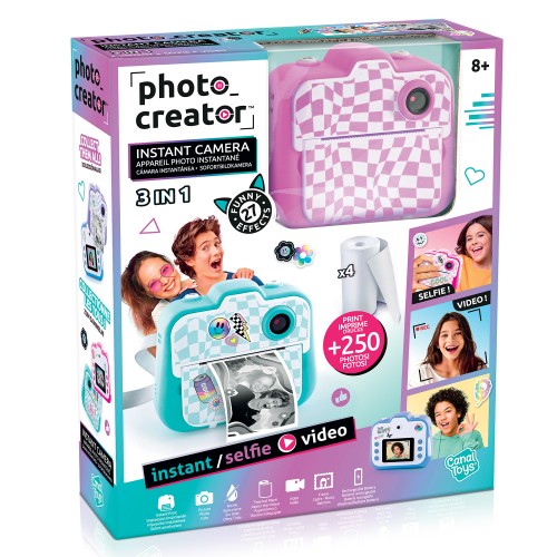 ΦΩΤΟΓΡΑΦΙΚΗ ΜΗΧΑΝΗ PHOTO CREATOR INSTANT CAMERA ΡΟΖ (1863-70653)