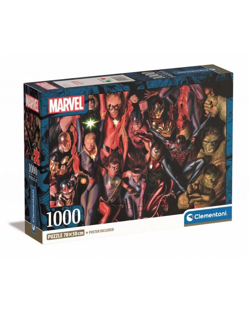 ΠΑΖΛ CLEMENTONI 1000 H.Q. COLLECTION MARVEL THE AVENGERS ΙΙΙ (1260-39857)