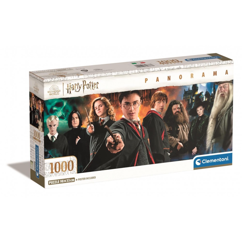 ΠΑΖΛ CLEMENTONI 1000 H.Q. PANORAMA COLLECTION HARRY POTTER GOOD VS EVIL (1220-39873)