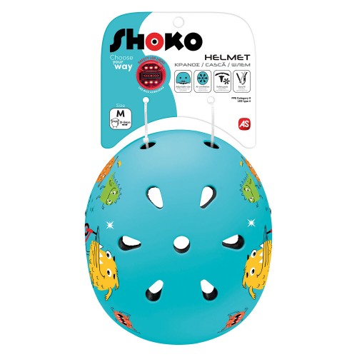 SHOKO ΚΡΑΝΟΣ ΜΕ ΦΩΣ MINTY MONSTERS 51-54ΕΚ (5004-50536)