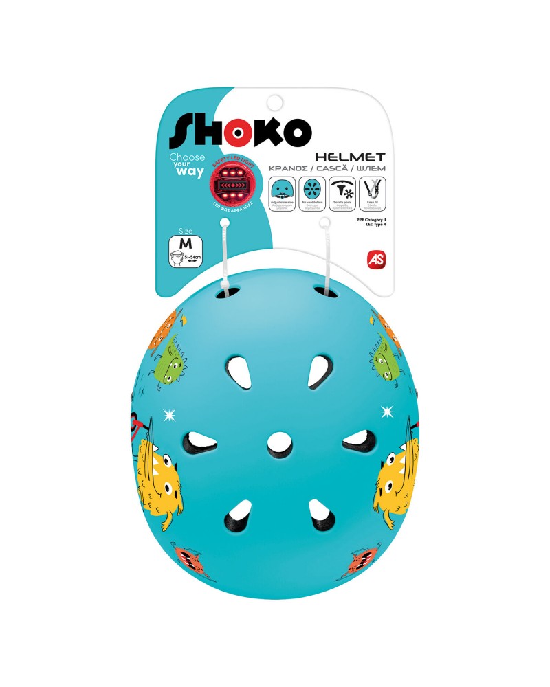 SHOKO ΚΡΑΝΟΣ ΜΕ ΦΩΣ MINTY MONSTERS 51-54ΕΚ (5004-50536)