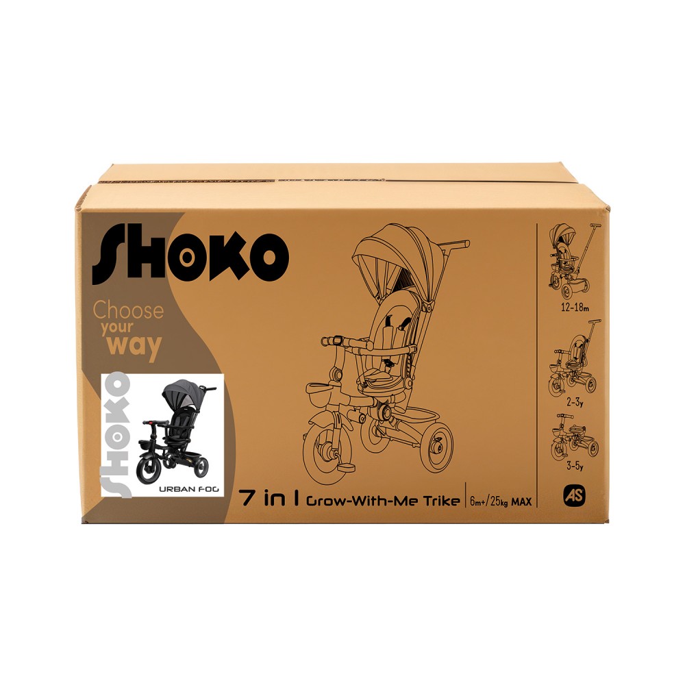 SHOKO ΤΡΙΚΥΚΛΟ 7 ΣΕ 1 URBAN FOG (5004-50539)