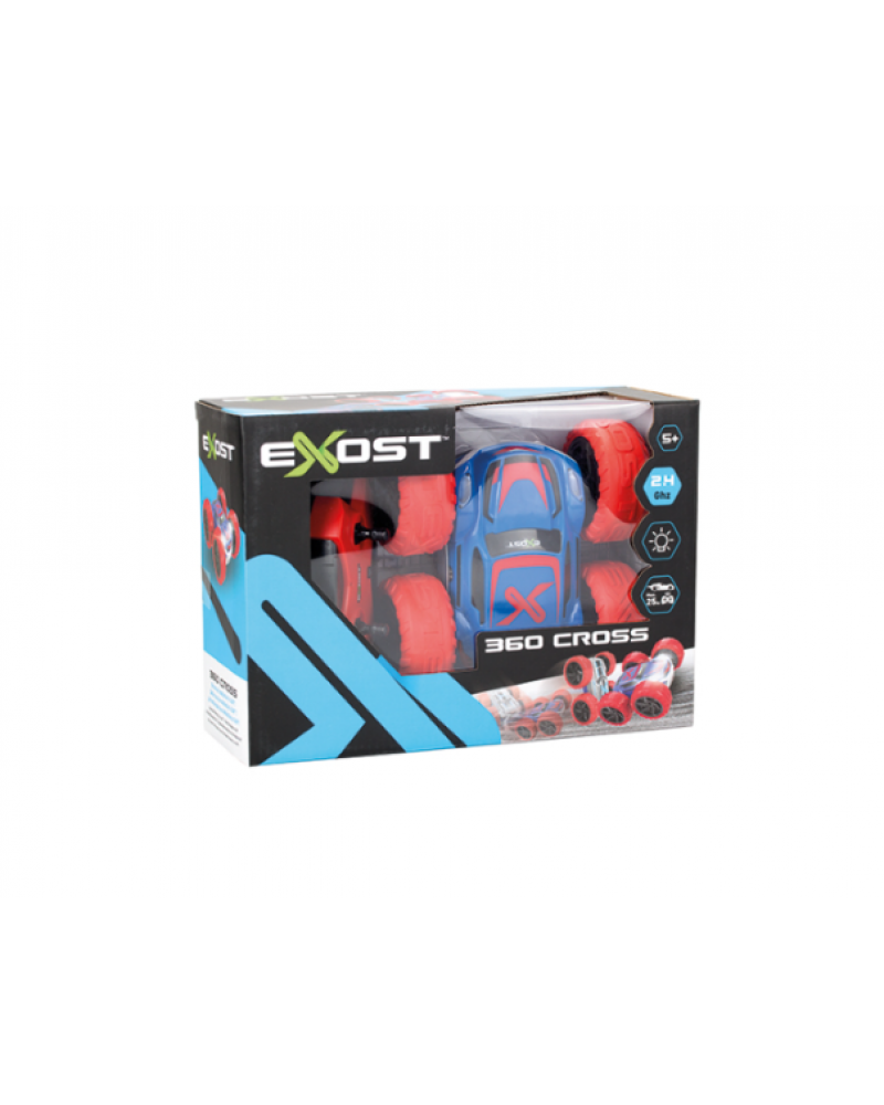 ΤΗΛΕΚΑΤΕΥΘΥΝΟΜΕΝΟ ΑΥΤΟΚΙΝΗΤΟ EXOST R/C 1:18 360 CROSS LED ΚΟΚΚΙΝΟ (7530-20247)