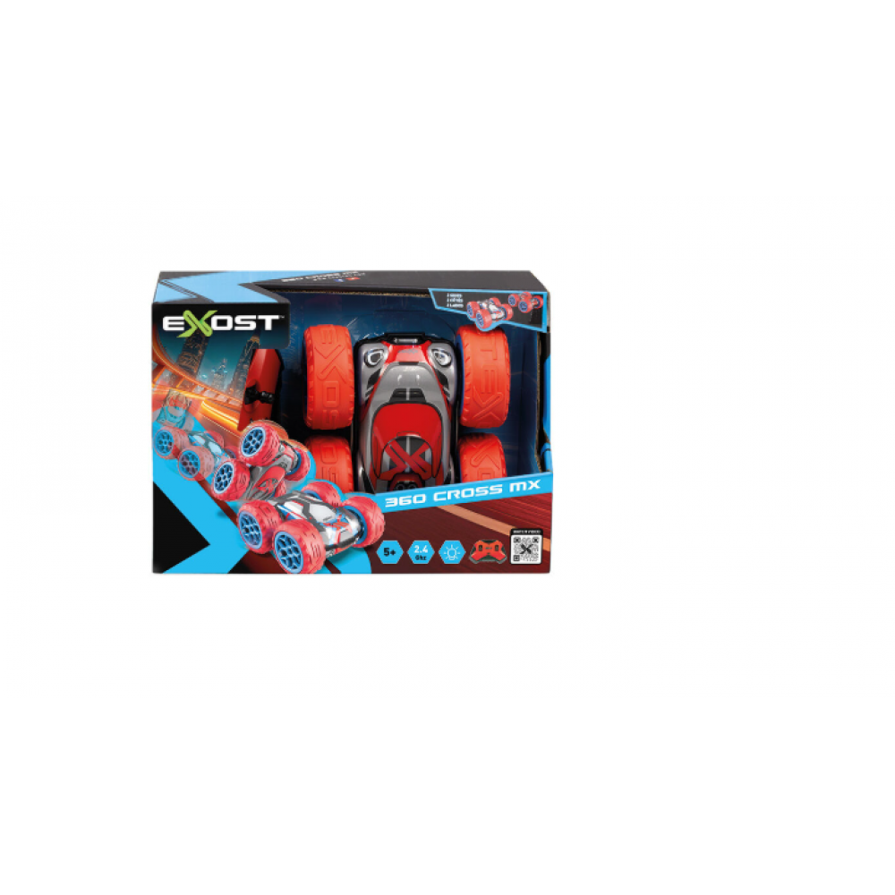 EXOST ΤΗΛΕΚΑΤΕΥΘΥΝΟΜΕΝΟ ΑΥΤΟΚΙΝΗΤΟ R/C 1:18 360 CROSS MX ΚΟΚΚΙΝΟ (7530-20735)