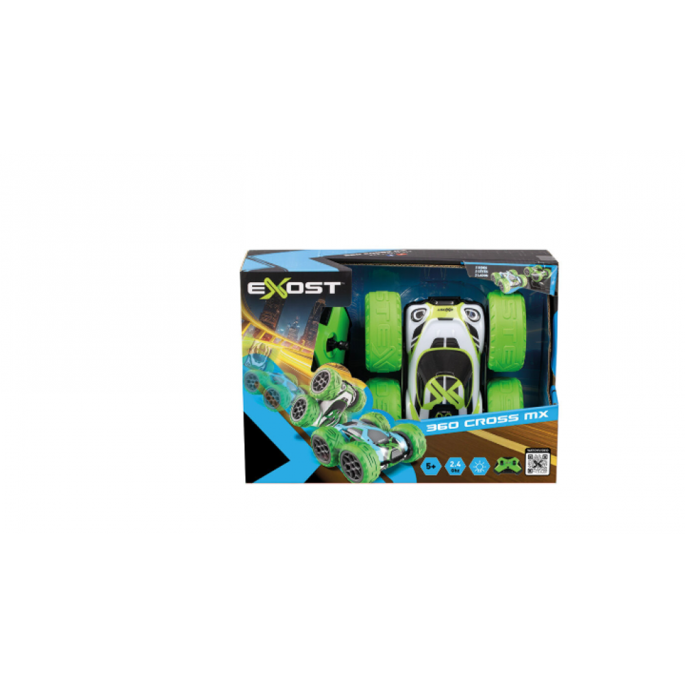 EXOST ΤΗΛΕΚΑΤΕΥΘΥΝΟΜΕΝΟ ΑΥΤΟΚΙΝΗΤΟ R/C 1:18 360 CROSS MX ΠΡΑΣΙΝΟ (7530-20735)