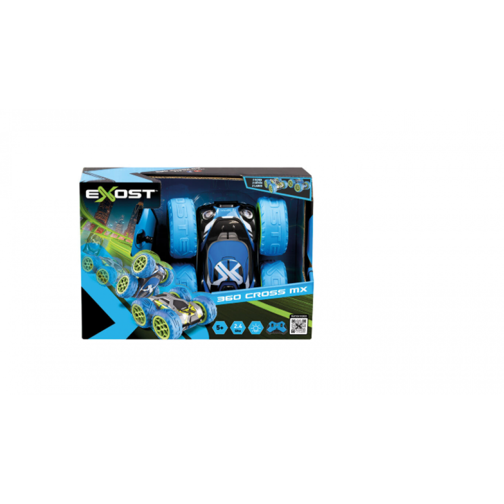 EXOST ΤΗΛΕΚΑΤΕΥΘΥΝΟΜΕΝΟ ΑΥΤΟΚΙΝΗΤΟ R/C 1:18 360 CROSS MX ΜΠΛΕ (7530-20735)