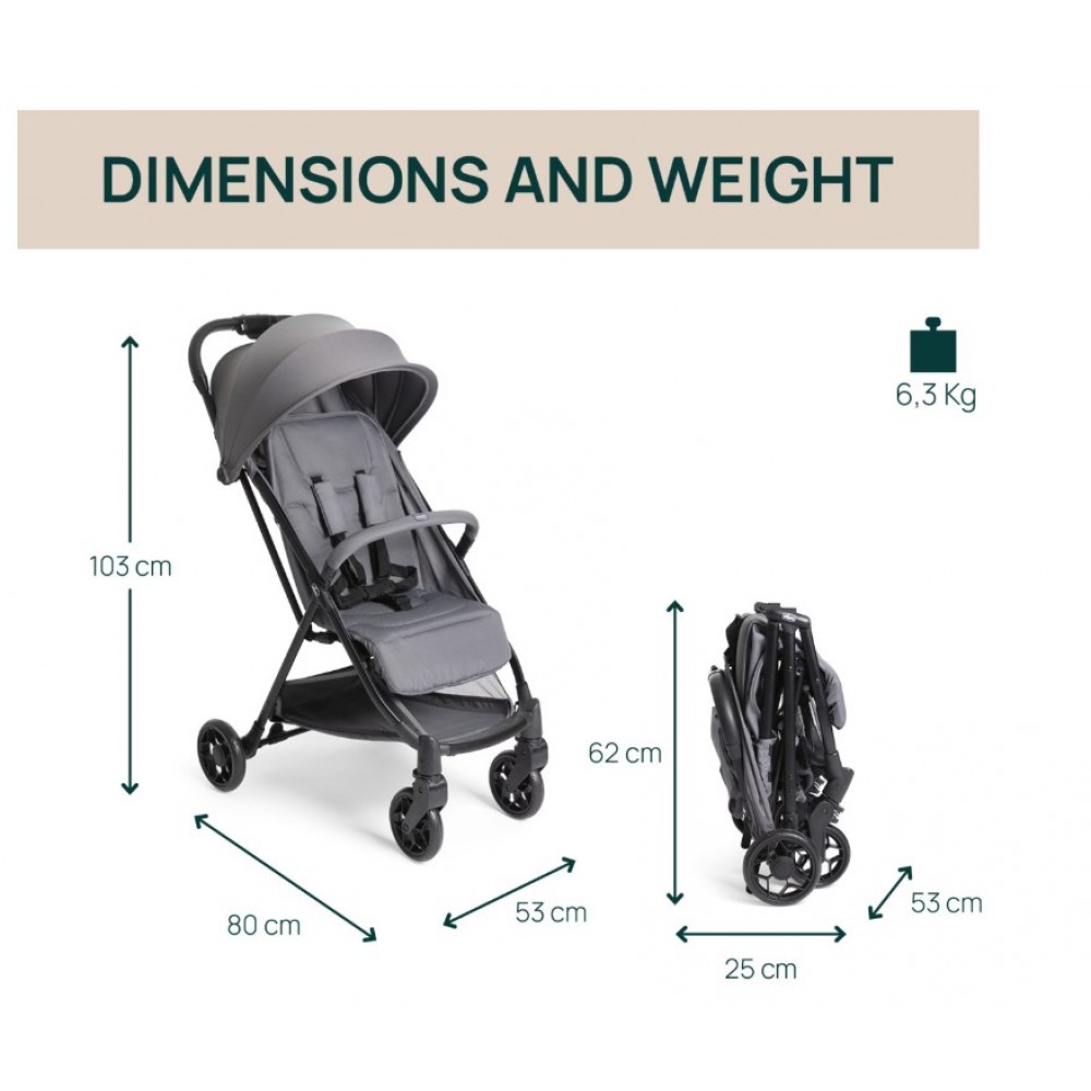 Chicco Καρότσι Urbino Grayness