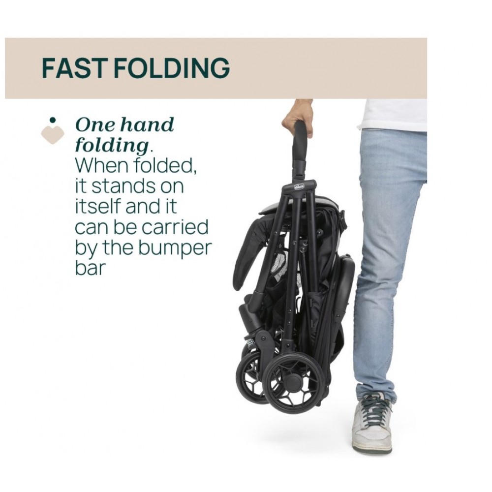 Chicco Καρότσι Taormina Charcoal