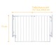 SAFETY 1ST ΠΟΡΤΑ ΑΣΦΑΛΕΙΑΣ READY TO INSTALL  ΛΕΥΚΗ (73,7CM-106,6CM) (U01-GA110-00)