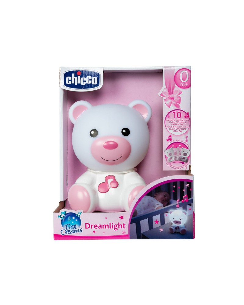 CHICCO ΑΡΚΟΥΔΑΚΙ ΦΩΤΑΚΙ ΝΥΚΤΟΣ ΜΕ ΜΕΛΩΔΙΑ ΡΟΖ (Y01-09830-10)