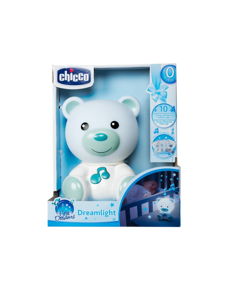 CHICCO ΒΡΕΦΙΚΟ ΦΩΤΑΚΙ ΝΥΚΤΟΣ ΑΡΚΟΥΔΑΚΙ DREAMLIGHT ΣΙΕΛ (Y01-09830-20)