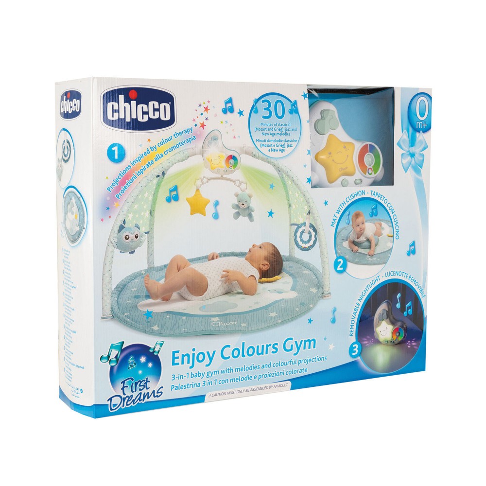 CHICCO ΒΡΕΦΙΚΟ ΓΥΜΝΑΣΤΗΡΙΟ ΜΕ ΠΡΟΒΟΛΕΑ ENJOY COLORS ΣΙΕΛ (Y01-09866-20)