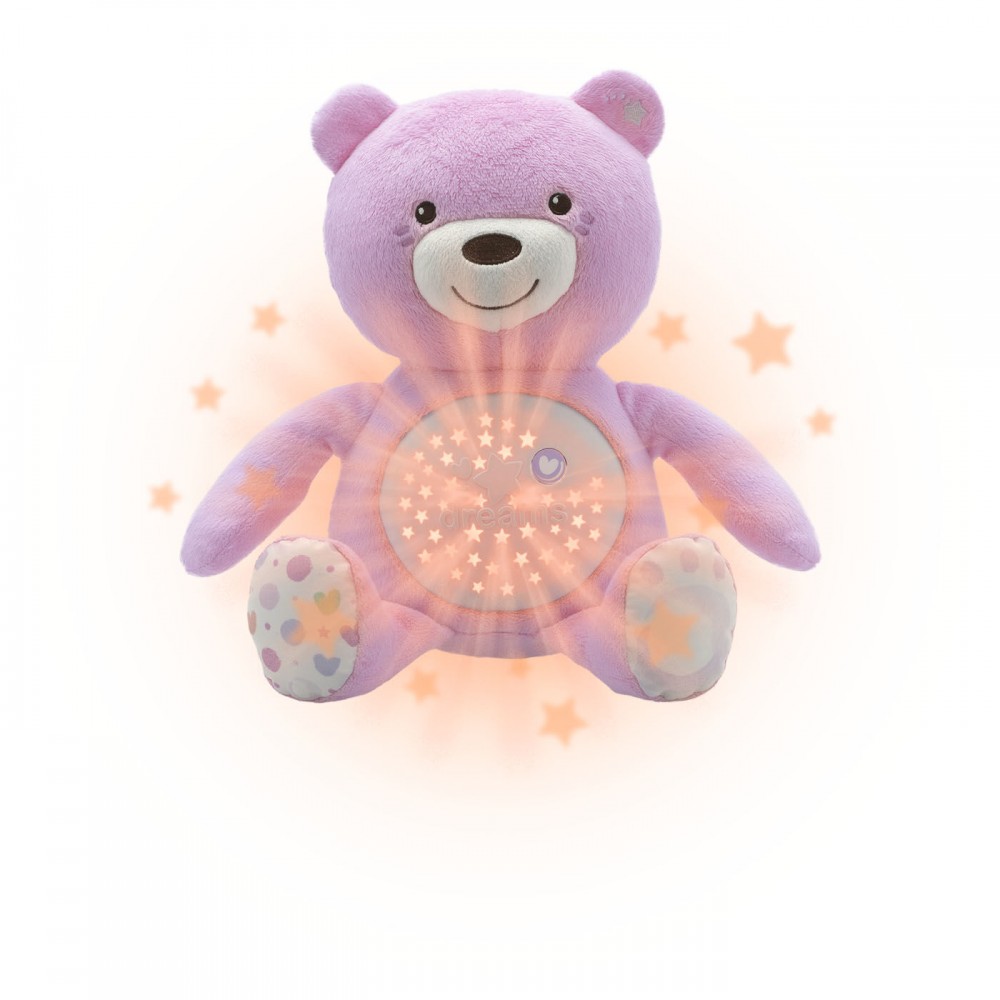 CHICCO ΒΡΕΦΙΚΟ ΑΡΚΟΥΔΑΚΙ ΜΕ ΠΡΟΒΟΛΕΑ BABY BEAR ΡΟΖ (Y02-08015-10)