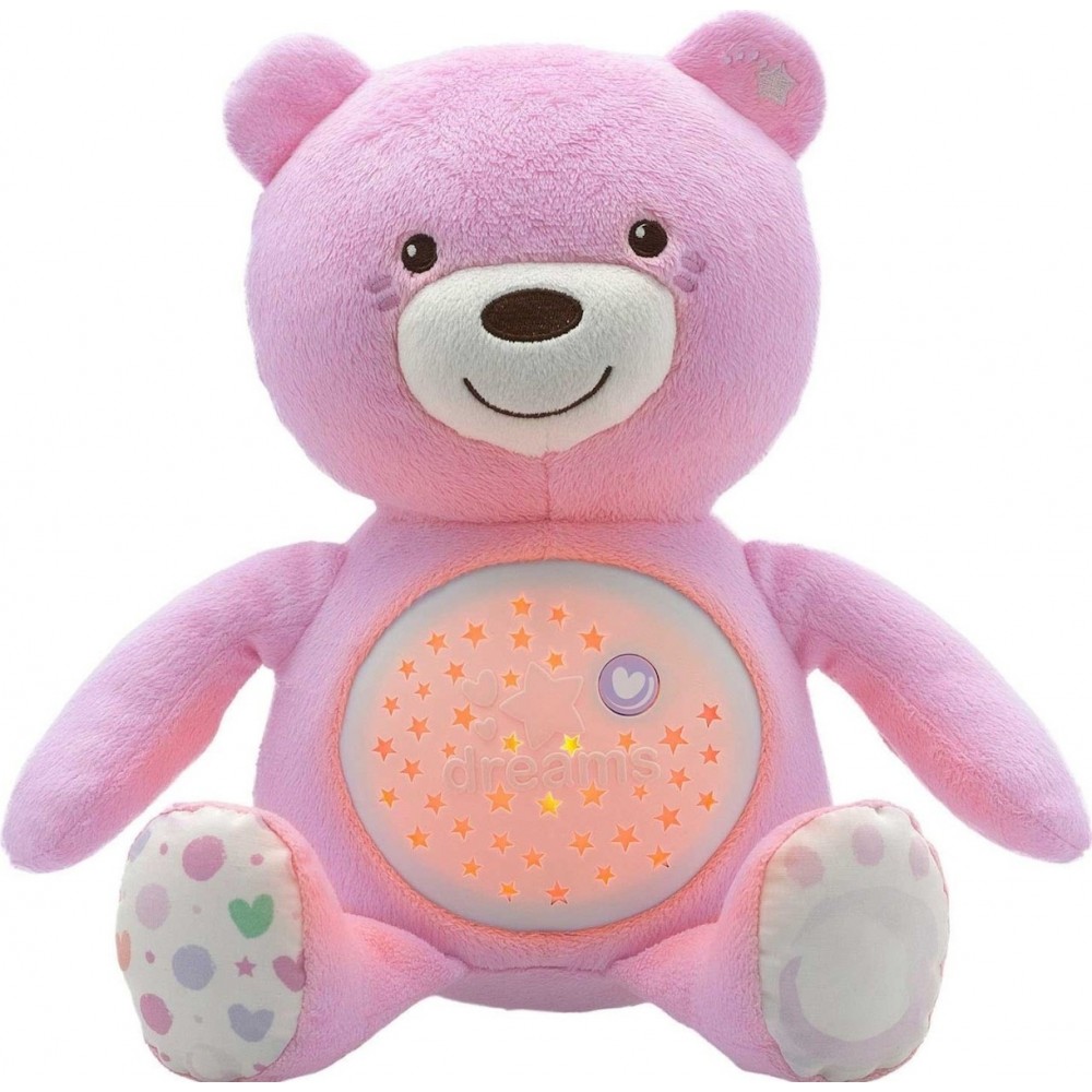 CHICCO ΒΡΕΦΙΚΟ ΑΡΚΟΥΔΑΚΙ ΜΕ ΠΡΟΒΟΛΕΑ BABY BEAR ΡΟΖ (Y02-08015-10)