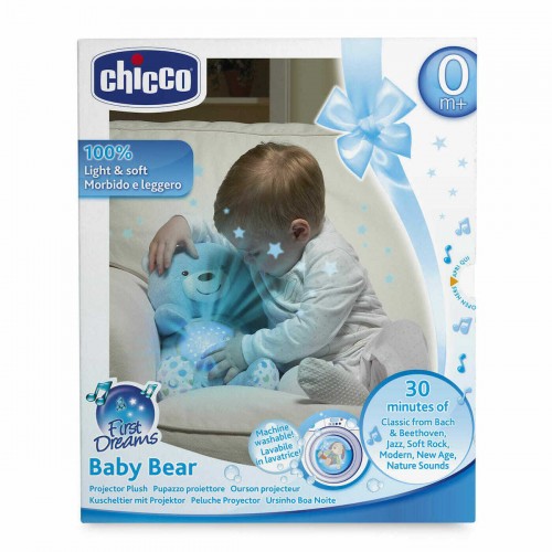 CHICCO ΒΡΕΦΙΚΟ ΑΡΚΟΥΔΑΚΙ ΜΕ ΠΡΟΒΟΛΕΑ BABY BEAR ΣΙΕΛ (Y02-08015-20)