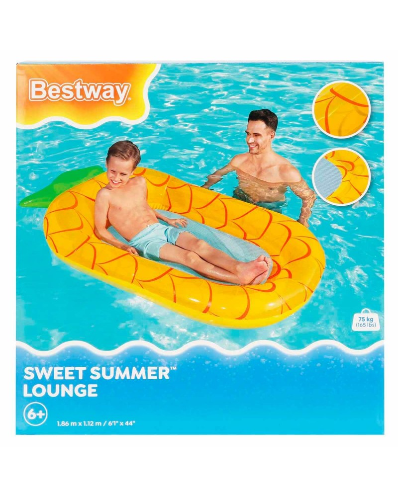 BESTWAY ΦΟΥΣΚΩΤΟ ΣΤΡΩΜΑ SWEET SUMMER 186X112 εκ. ΑΝΑΝΑΣ (43644)