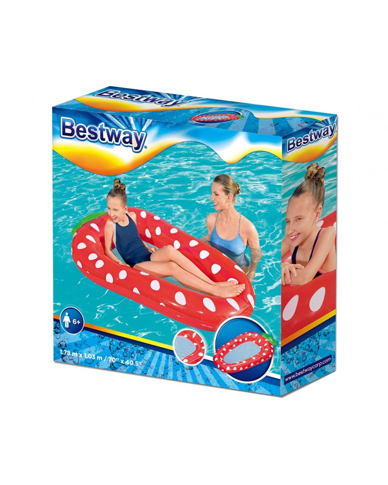 BESTWAY ΦΟΥΣΚΩΤΟ ΣΤΡΩΜΑ SWEET SUMMER 178X103 εκ. ΦΡΑΟΥΛΑ (43644)