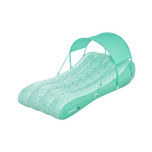 BESTWAY ΦΟΥΣΚΩΤΟ ΣΤΡΩΜΑ COMFY CHILL LOUNGE ΜΕ ΣΚΙΑΣΤΡΟ ΤΙΡΚΟΥΑΖ (43729)