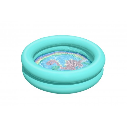 BESTWAY ΣΤΡΟΓΓΥΛΗ ΠΙΣΙΝΑ 61X15 cm ΔΥΟ ΔΑΚΤΥΛΙΟΙ ΤΙΡΚΟΥΑΖ (51061)