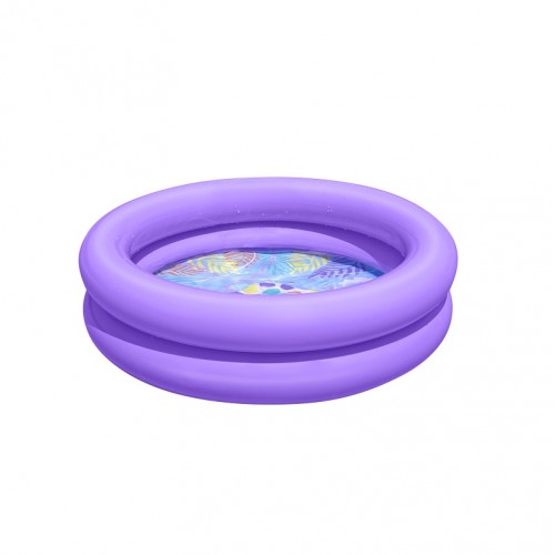 BESTWAY ΣΤΡΟΓΓΥΛΗ ΠΙΣΙΝΑ 61X15 cm ΔΥΟ ΔΑΚΤΥΛΙΟΙ ΜΩΒ (51061)