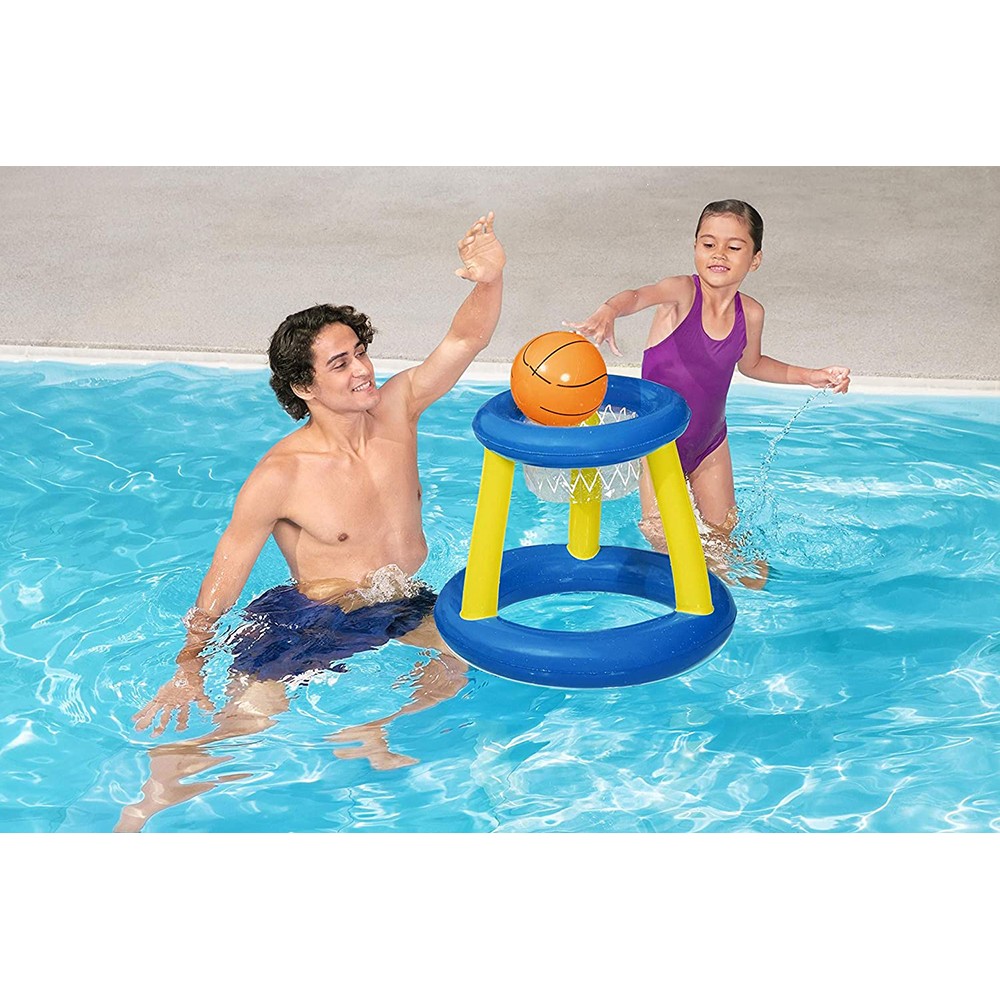 BESTWAY ΦΟΥΣΚΩΤΗ ΜΠΑΣΚΕΤΑ ΠΙΣΙΝΑΣ 61 cm SPLASH 'N HOOP (52418)