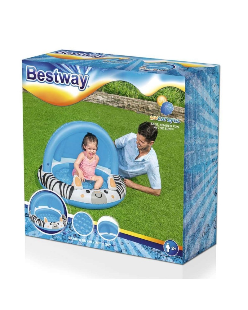 BESTWAY ΦΟΥΣΚΩΤΗ ΠΙΣΙΝΑ SAFARI ΜΕ ΗΛΙΟΠΡΟΣΤΑΣΙΑ UV CAREFUL (52559)