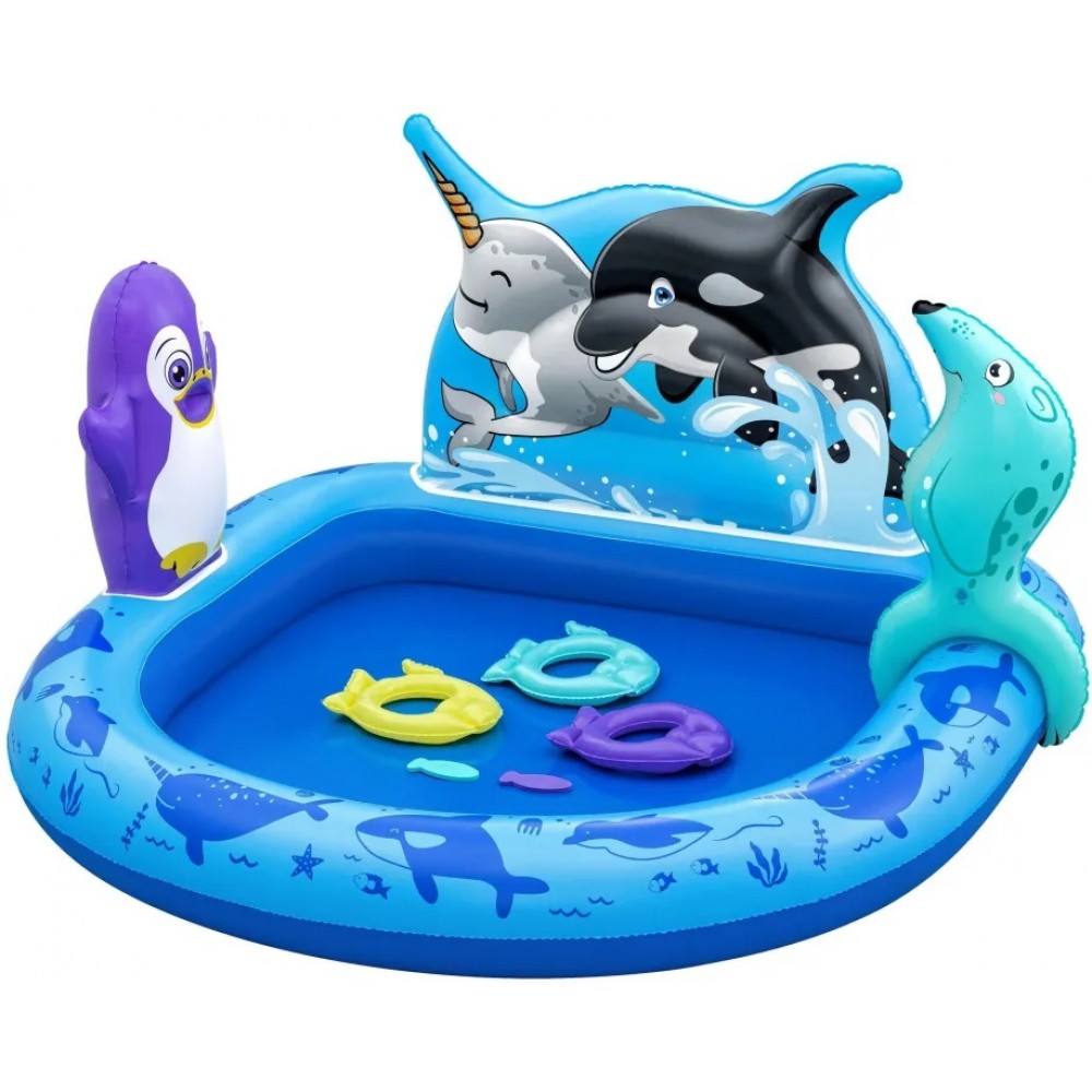 BESTWAY ΦΟΥΣΚΩΤΗ ΠΙΣΙΝΑ POLAR PALS PLAY CENTER (53156)