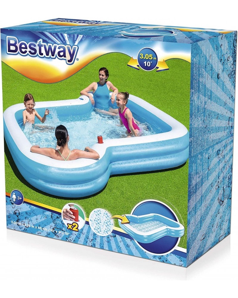 BESTWAY ΟΙΚΟΓΕΝΕΙΑΚΗ ΠΙΣΙΝΑ ΓΙΑ ΗΜΕΡΕΣ ΗΛΙΟΦΑΝΕΙΑΣ   (54321)