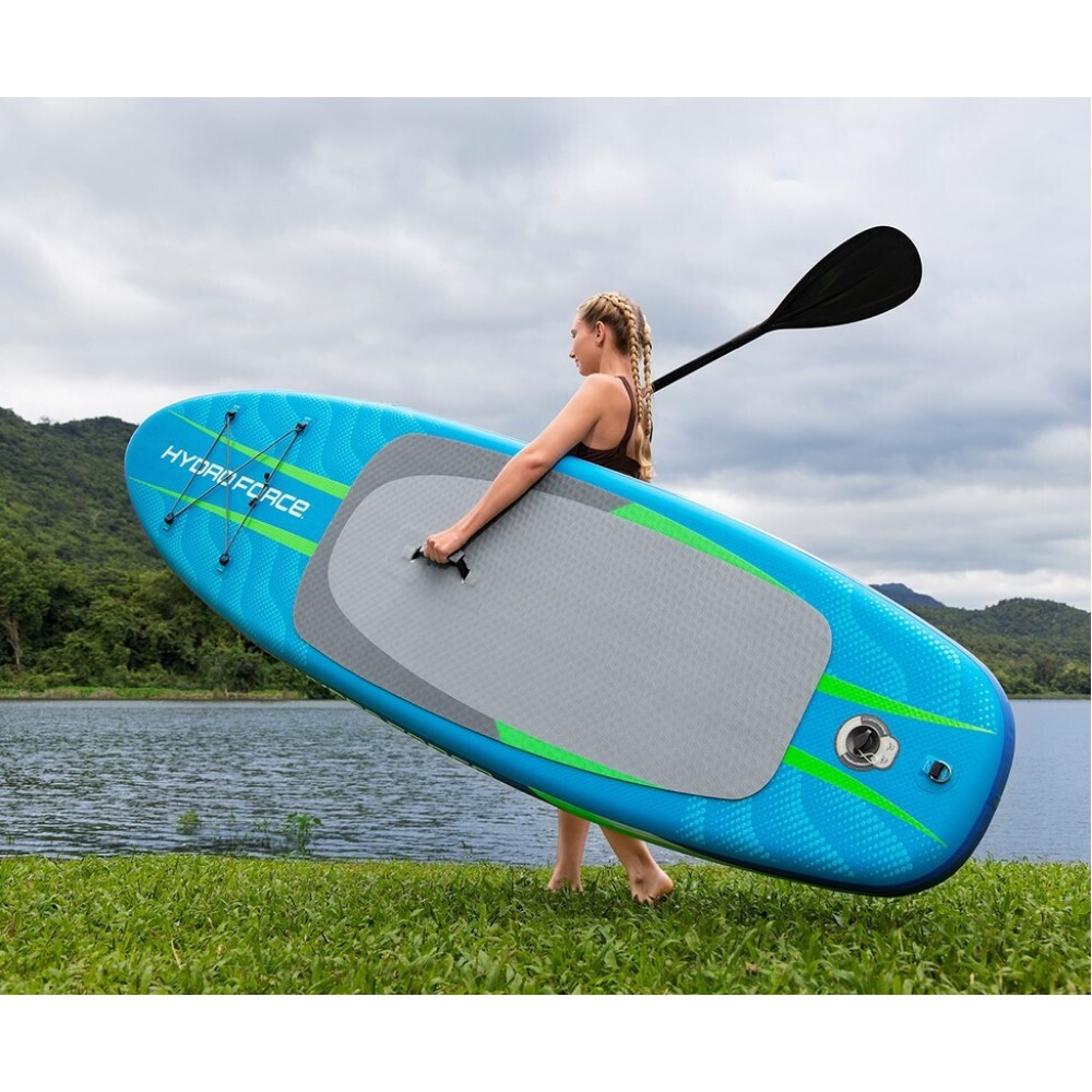 BESTWAY JOURNEY ΦΟΥΣΚΩΤΗ ΣΑΝΙΔΑ SUP ΜΕ ΜΗΚΟΣ 2.74M ΤΙΡΚΟΥΑΖ (6532A)